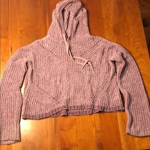 Cropped Purple Sweater